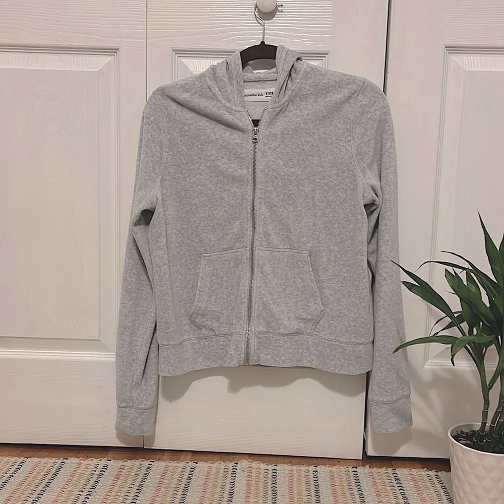 Abercrombie Kids cotton/polyester zip up hoodie.